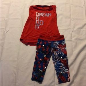 2 piece gymnastics/sport set